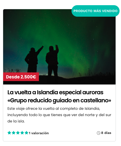 auroras boreales impresionantes en Islandia